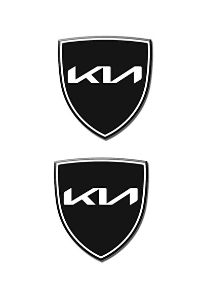 GARDENAUTO ملصق سيليكون ثلاثي الأبعاد جديد من كيا أرما، قطعتين عالي الجودة