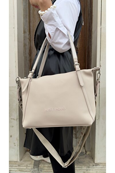 POLO BAG Original Just Polo Women's Black Large Size Shoulder Bell Bag Bag (S...