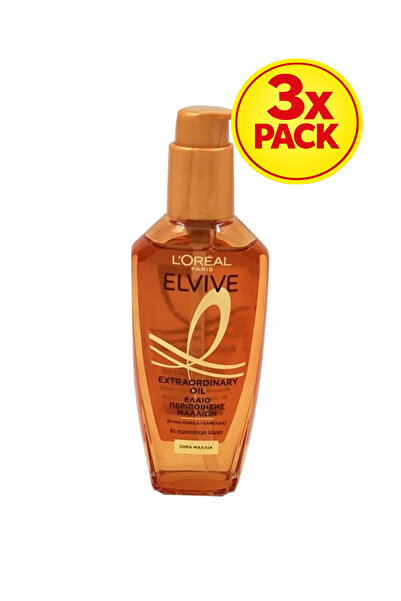 L'Oreal Paris 3x ΣΥΣΚΕΥΑΣΙΑ ULEI 100ML ΕΞΑΙΡΕΤΙΚΟ ΛΑΔΙ