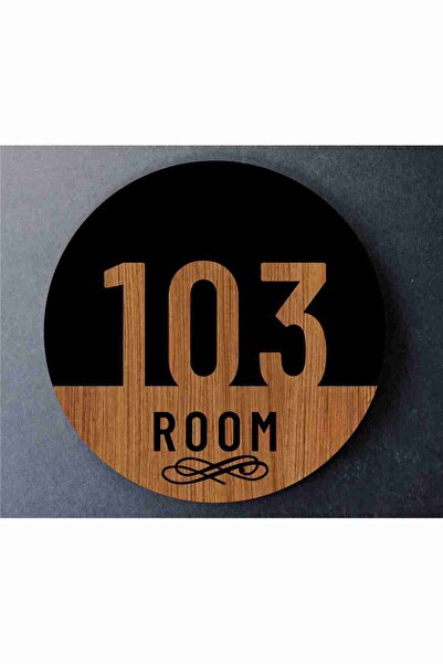 zafrakreklam رقم باب الفندق أو الشقة أو المكتب، تفاصيل من الخشب والبليكسي الأ...