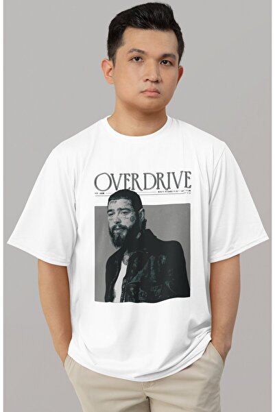 SEVBANO Σχεδιασμός Overdrive Post Malone Rapper Singer Τυπωμένο Unisex Oversi...
