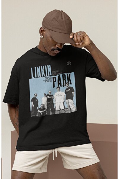 SEVBANO تي شيرت Design Linkin Park Rock Metal Music Band مطبوع للجنسين مقاس كبير