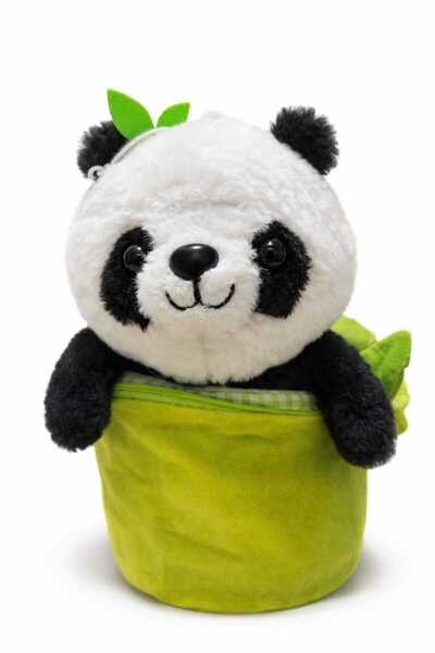 Generica Sevimli Panda Peluş Oyuncak – Bez Çanta İçinde Sürpriz Panda Oyuncak...