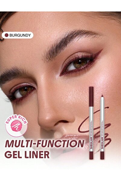 SHEGLAM Boldline Uzun Süre Kalıcı Jel Göz Kalemi-(Suya Dayanıklı Eyeliner&Kajal)
