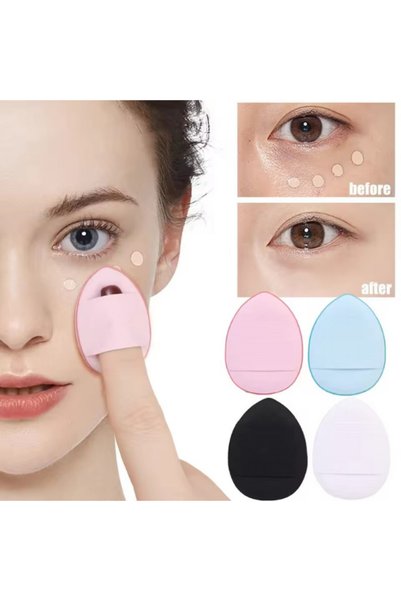 SheMask Makeup Sponge Powder Sponge Under-Eye Concealer Sponge Mini Finger Makeup Sponge Set Powder Puff