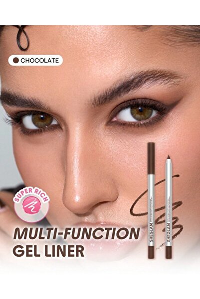 SHEGLAM Boldline Uzun Süre Kalıcı Jel Göz Kalemi-(Suya Dayanıklı Eyeliner&Kajal)