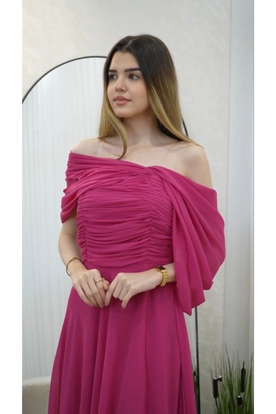MARIETTAKSA Soft fuchsia dress