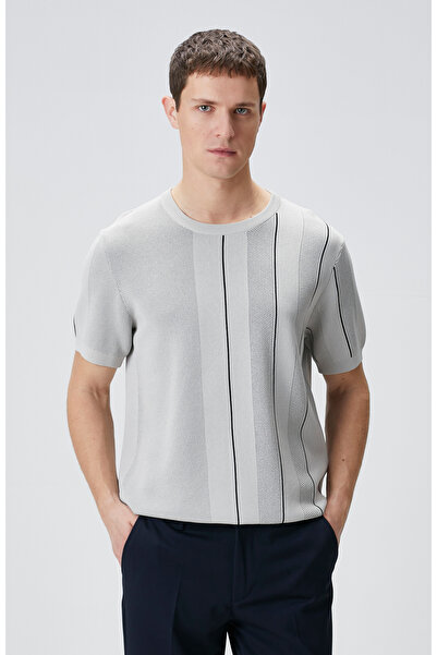 Network Taş Desenli Bisiklet Yaka Triko Kazak