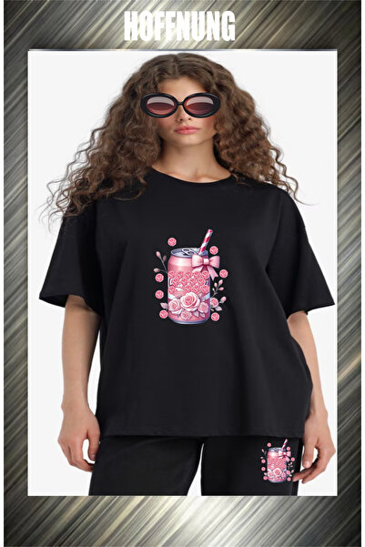 HOFFNUNG Unisex Casual Short Sleeve Set with Spirit Hoffning Print Outdoor Sp...