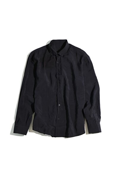 no7man Vego Black Oversized Shirt
