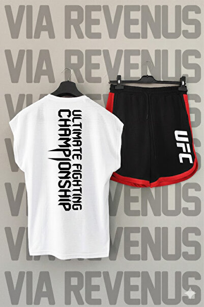 Vordevia Ultimate Printed Zero Sleeve Sports Tshirt and Shorts Sports Set