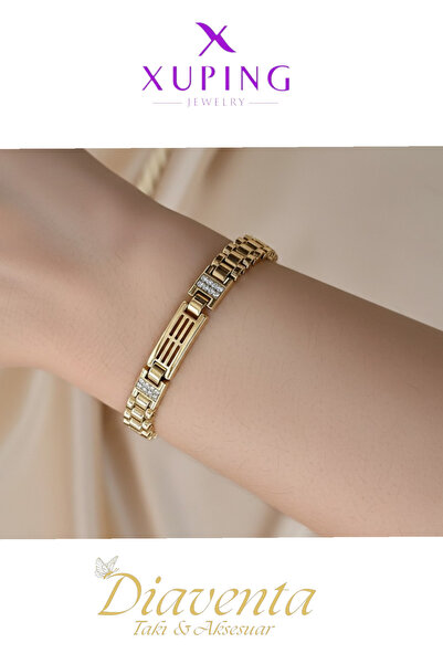 DİAVENTA TAKI VE AKSESUAR سوار Xuping Vip Cord Model Zircon مرصّع بالأحجار سو...