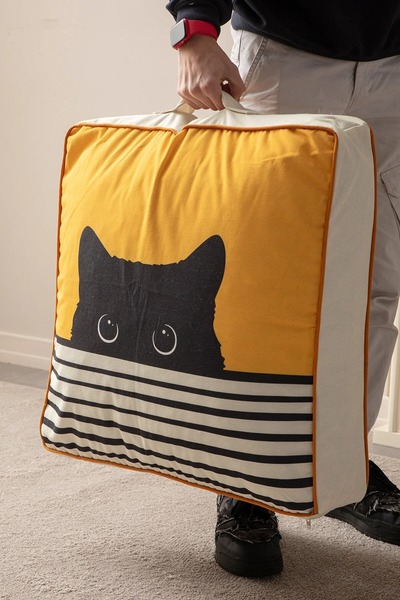 SWITA Dekoratif Çok Amaçlı Yer Balkon Bahçe Kamp Minderi 60x60