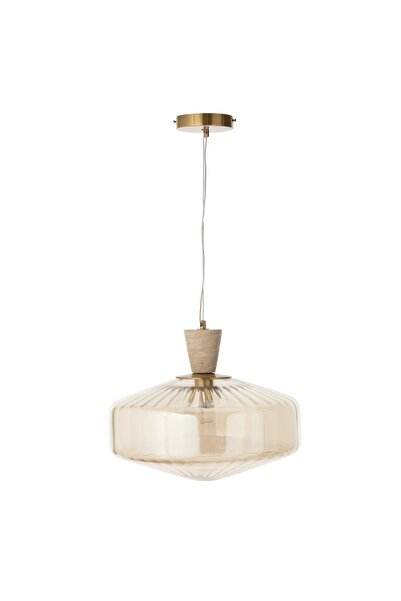 Mudo Concept SOLIN TEKLİ SARKIT AVİZE 40X40X80 CM