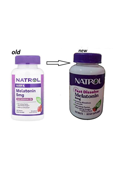 Natrol مكمل غذائي من الميلاتونين بنكهة الفراولة - 150 قرصًا
