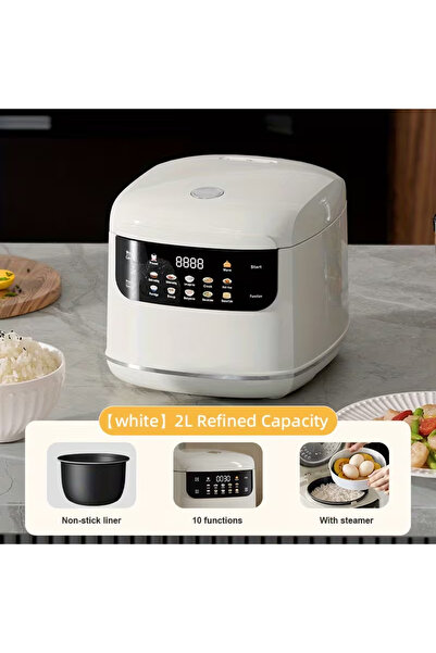 Snooe طباخ أرز لشخص أو شخصين، مثالي للمنزل أو السكن الجامعي أو الشقق المستأجرة