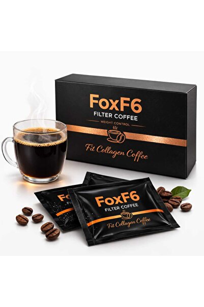 Foxf6 Fit Collagen Coffee Filter Coffee 30 Sachets Practical Coffee