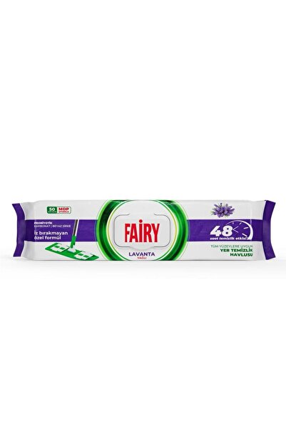 Fairy - Lavender scented wet wipes for cleaning floors (50 wipes)