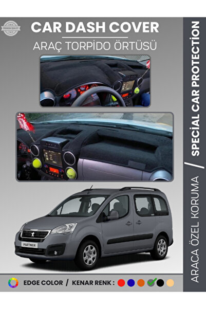 e-biz غطاء لوحة التحكم في السيارة بيجو بارتنر (2015-2020) لحماية لوحة التحكم ...