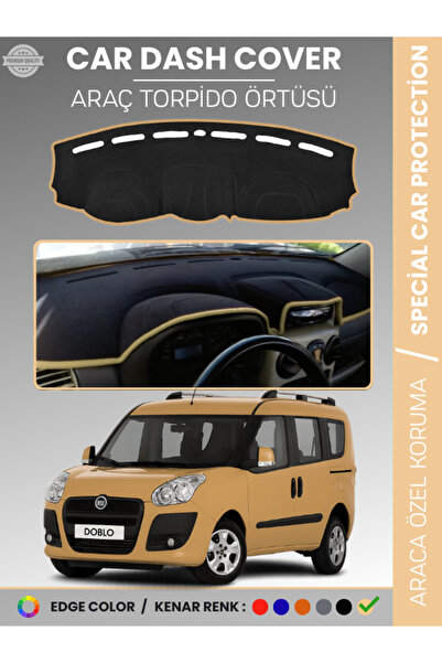 e-biz غطاء صندوق السيارة لسيارة فيات دوبلو D3 (2013-2015) بدون وسائد هوائية، ...