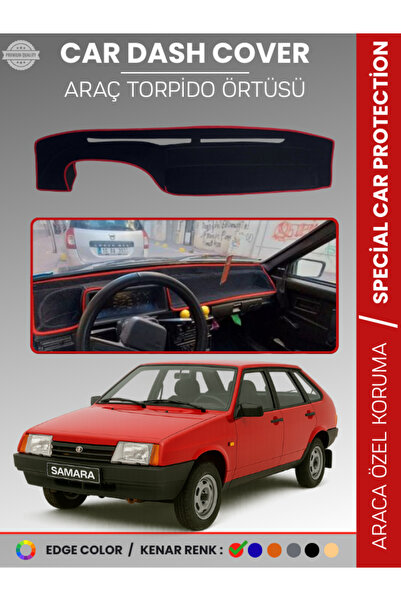 e-biz غطاء لوحة القيادة لسيارة لادا سامارا (1990-2004) مع حماية لوحة القيادة،...