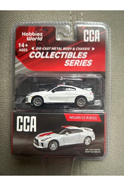 HOT WHEELS HOBBİEZ WORLD COLLECTİBLE SERIES CCA NİSSAN GT-R(R35) beyaz