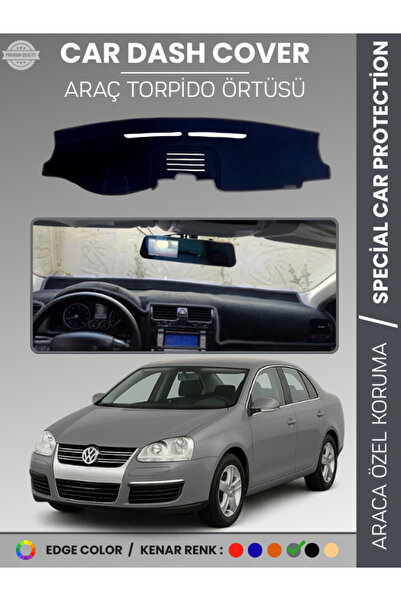 e-biz غطاء لوحة القيادة لسيارة فولكس فاجن جيتا (2007-2011) لحماية الصدر الأما...