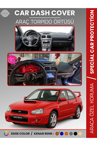 e-biz غطاء لوحة التحكم لسيارة سوبارو إمبريزا (2000-2007) سجاد حماية كاملة من ...