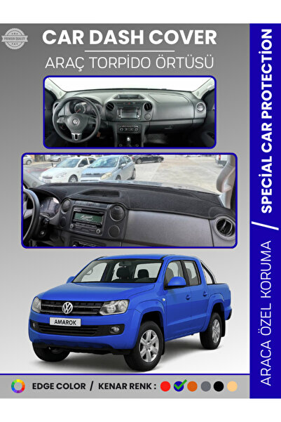e-biz غطاء لوحة التحكم VOLKSWAGEN AMAROK (2009-2016) سجاد سي سي، حماية لوحة ا...