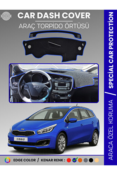 e-biz Kia Ceed (2013-2019) Dashboard Cover Front Panel Dashboard Protection F...