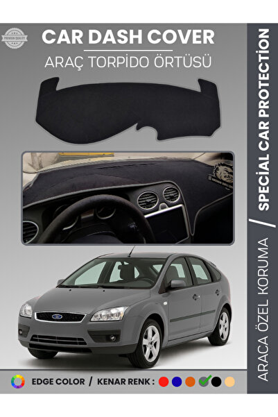 e-biz غطاء لوحة التحكم لسيارة فورد فوكس 2 (2005-2008) - حماية كاملة للوحة الت...