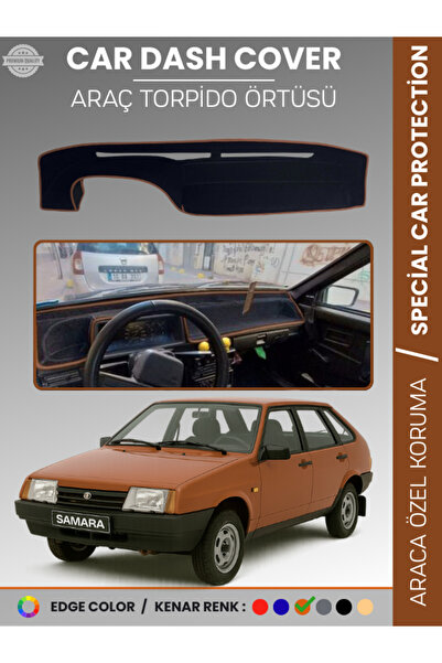 e-biz غطاء لوحة القيادة لسيارة لادا سامارا (1990-2004) مع حماية لوحة القيادة،...