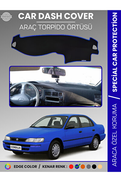 e-biz غطاء لوحة القيادة الأمامية لسيارة تويوتا كورولا E100 (1991-1995) مخصص ل...