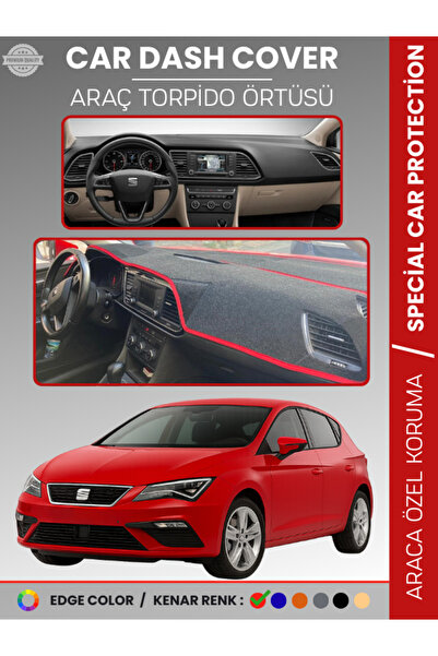 e-biz غطاء صندوق السيارة SEAT LEON (2013-2020) أمامي سجاد لحماية صندوق السيار...