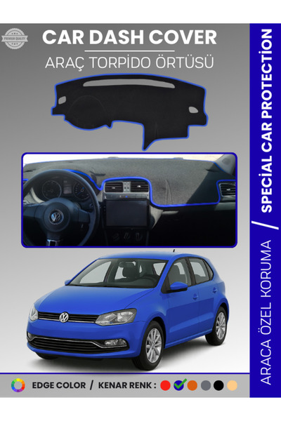 e-biz غطاء صندوق السيارة فولكس فاجن بولو (2009-2019) لحماية الصدر الأمامي، حم...