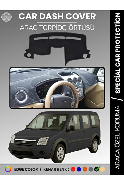 e-biz غطاء لوحة القيادة لسيارة فورد تورنيو كونكت (2009-2012) يمنع التشقق ويحم...