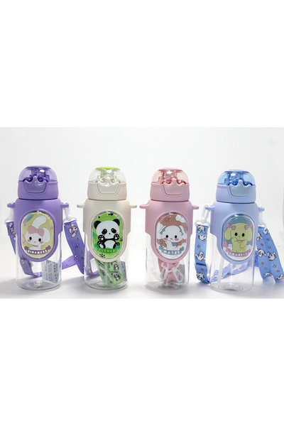 Epilons Cute 3D Patterned Water Bottle (Bpa Free)