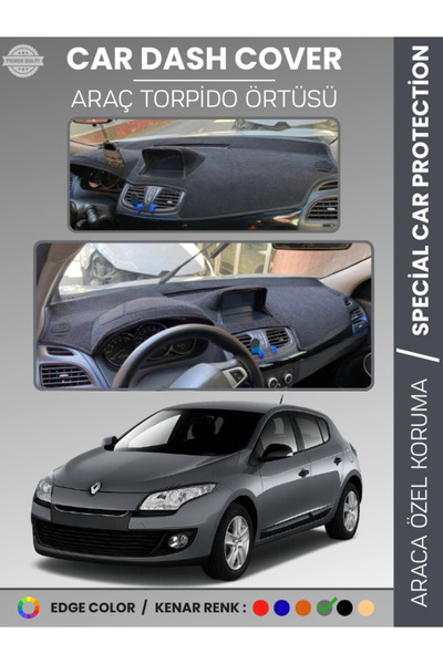 e-biz رينو ميجان 3 مع شاشة كبيرة ونظام ملاحة (2008-2015) غطاء صندوق التروس ال...