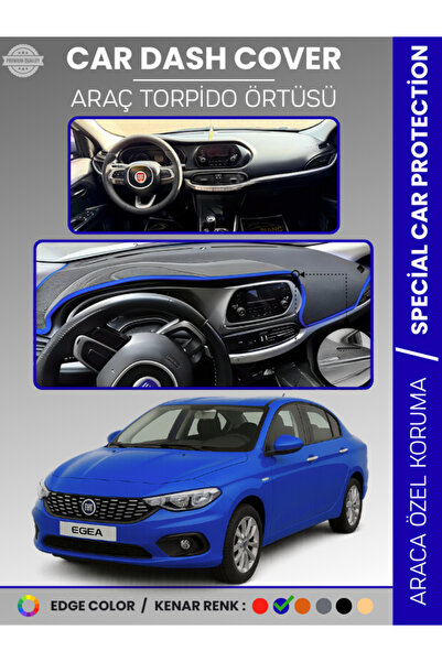 e-biz غطاء صندوق السيارة الأمامي لسيارة فيات إيجيا بدون شاشة (2007-2021) - حم...