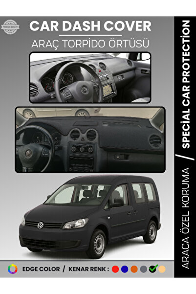 e-biz غطاء صندوق السيارة فولكس فاجن كادي (2004-2015) لحماية الصدر الأمامي، حم...