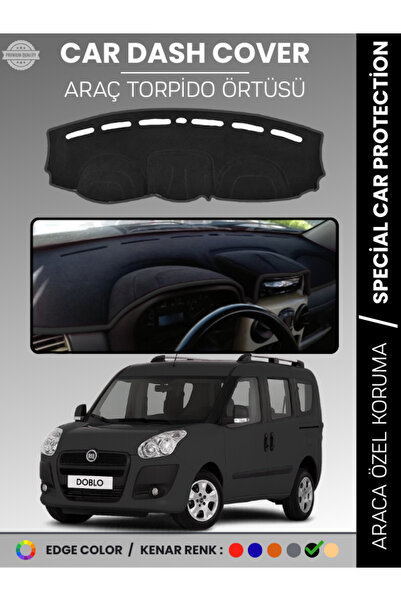 e-biz غطاء صندوق السيارة لسيارة فيات دوبلو D3 (2013-2015) بدون وسائد هوائية، ...