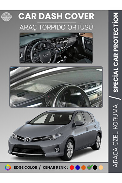 e-biz TOYOTA AURİS (2012-2019) Torpido Örtüsü Ön Göğüs Halı Torpido Koruma Ta...