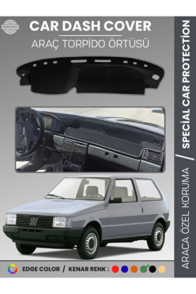 e-biz غطاء لوحة القيادة لسيارة فيات أونو 60,70 (1983-1995) مع حماية أمامية لل...