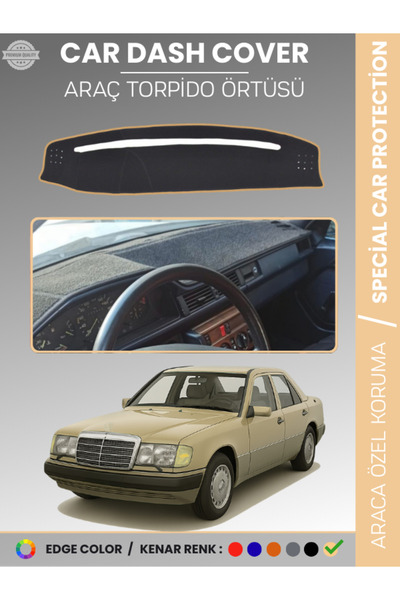 e-biz غطاء توربيدو لسيارة مرسيدس E SERIES W124 (1984-1995) عالي الجودة لحماية...