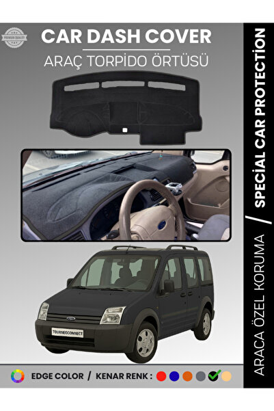 e-biz غطاء لوحة القيادة لسيارة فورد تورنيو كونكت (2002-2008) يحمي لوحة القياد...