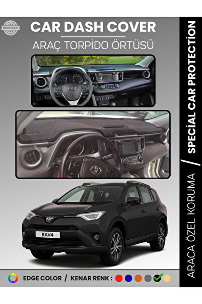 e-biz غطاء لوحة التحكم لتويوتا RAV4 XA40 (2013-2018) سجاد سي سي، حماية كاملة ...