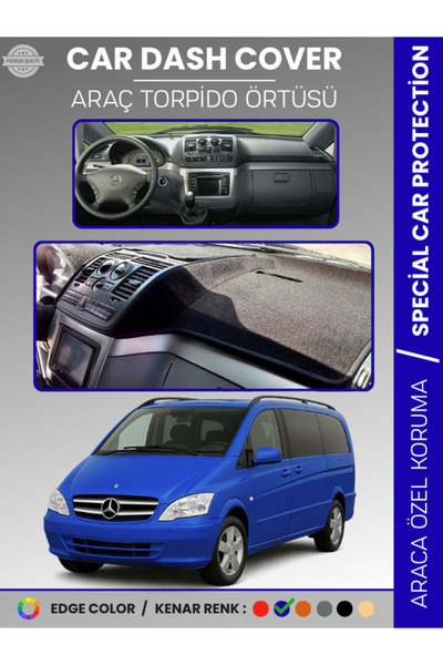 e-biz غطاء توربيدو مرسيدس فيتو / فيانو W639 (2003-2014) غطاء حماية فاخر للتور...