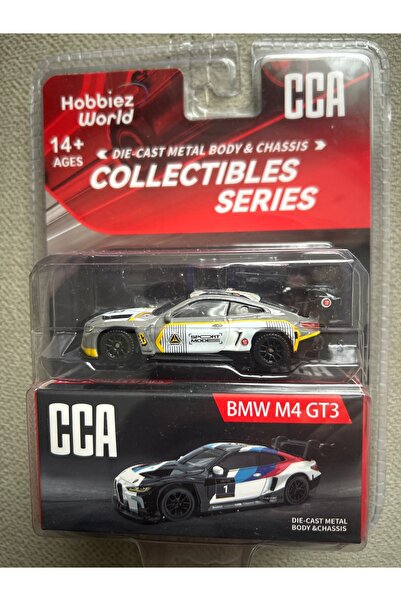 HOT WHEELS HOBBİEZ WORLD COLLECTİBLE SERIES BMW M4 GT3 gri beyaz