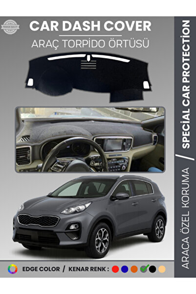 e-biz غطاء لوحة التحكم الأمامية لسيارة كيا سبورتاج (2017-2020) H سجاد حماية ل...