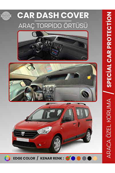 e-biz DACIA DOKKER (2012-2020) Torpido Örtüsü Ön Göğüs Koruma Torpido Koruma ...